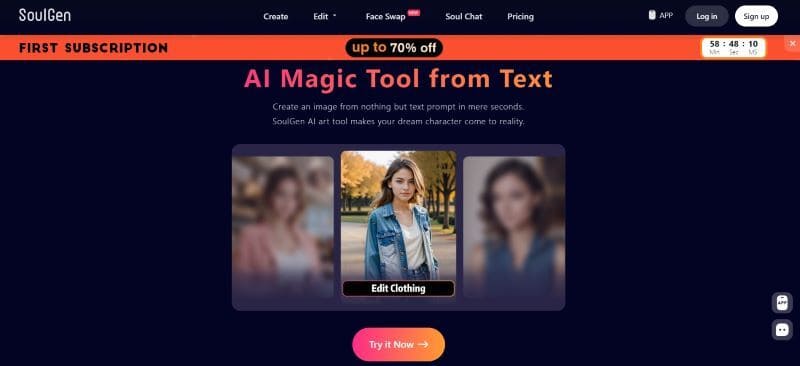 SoulGen Dress and Undress AI